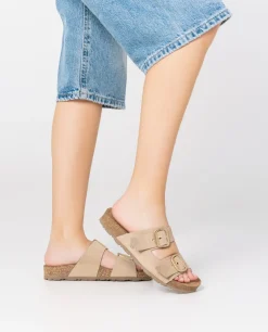 Sandalia Plana Jerba 136 Beige