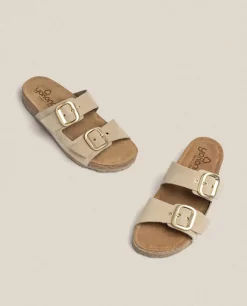Sandalia Plana Jerba 136 Beige