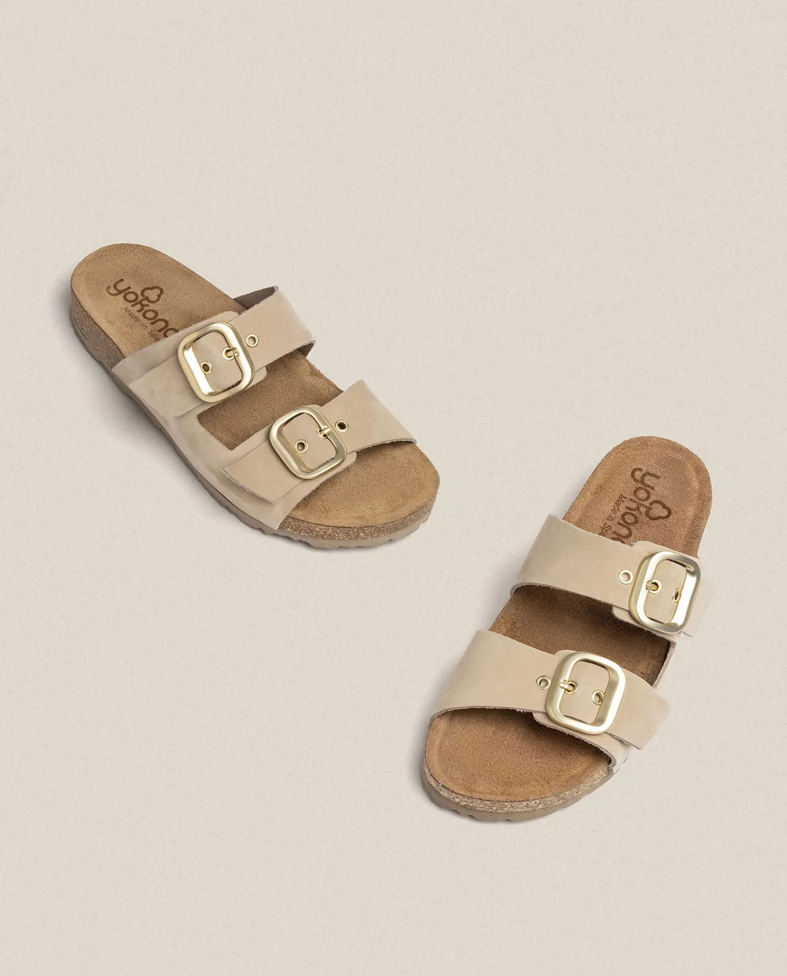 Sandalia Plana Jerba 136 Beige