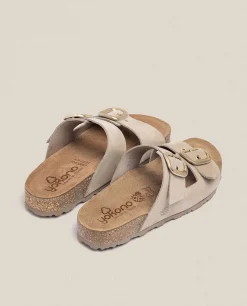 Sandalia Plana Jerba 136 Beige