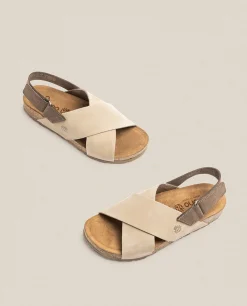 Sandalia Plana Jerba 134 Beige