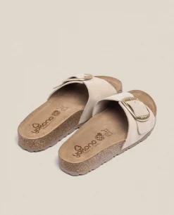 Sandalia Plana Jerba 114 Beige