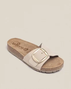 Sandalia Plana Jerba 114 Beige