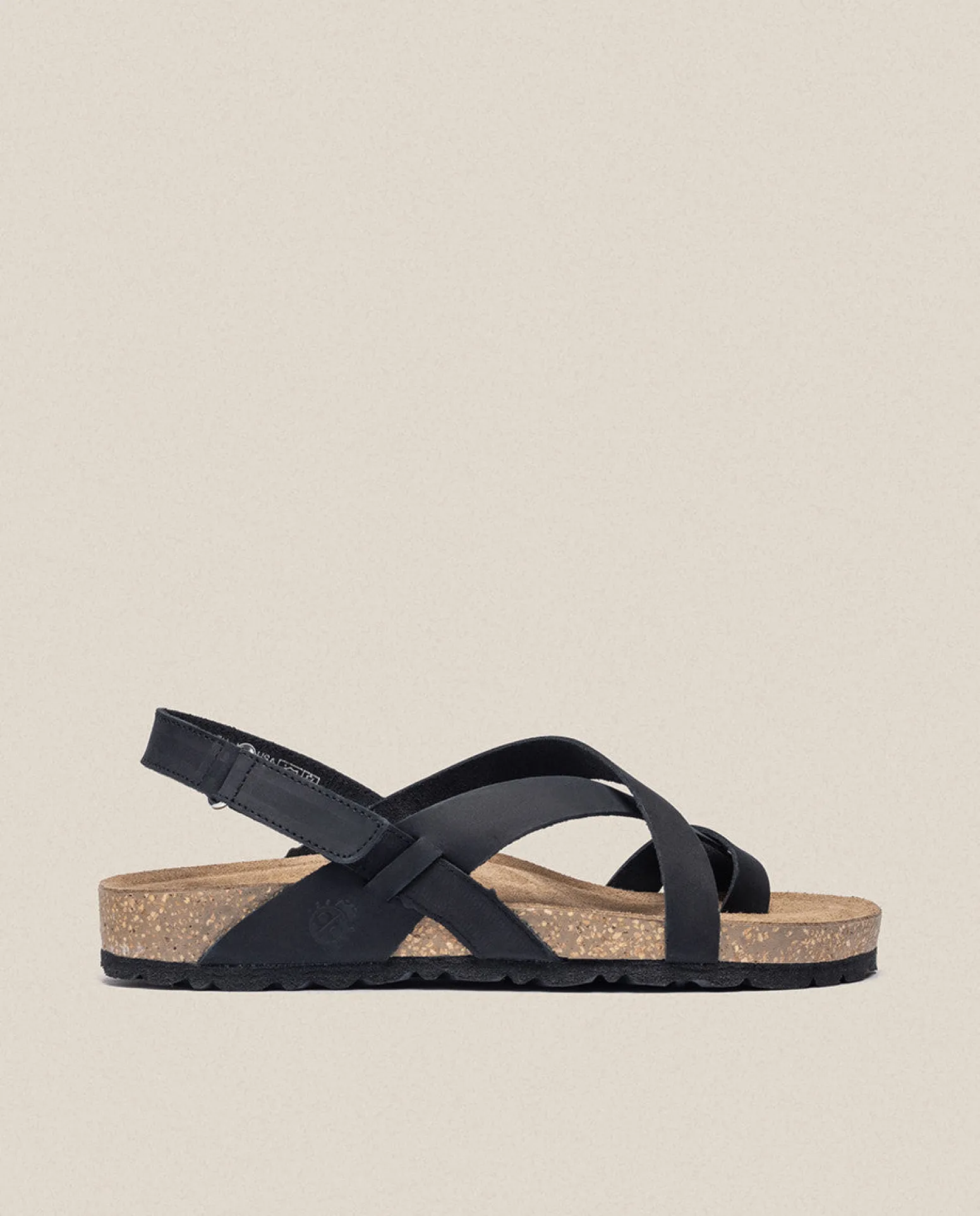Sandalia Plana Jerba 718 Negro