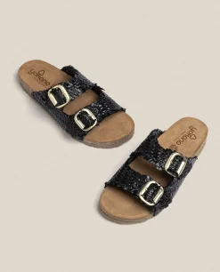 Sandalia Plana Jerba 143 Negro