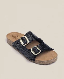 Sandalia Plana Jerba 143 Negro