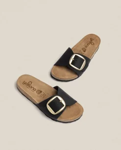Sandalia Plana Jerba 114 Negro