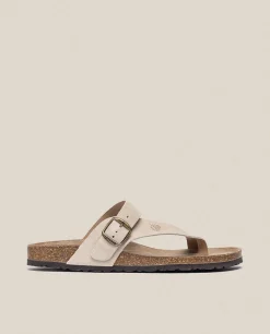 Sandalia Plana Macam 203 Beige