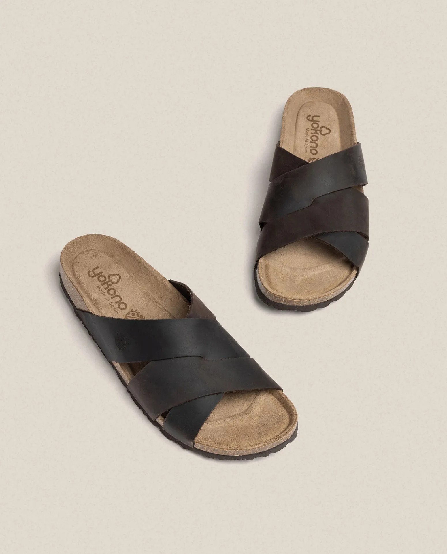 Sandalia Plana Macam 217 Marron