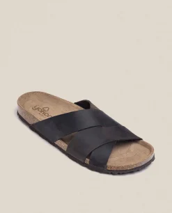 Sandalia Plana Macam 217 Marron