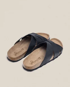 Sandalia Plana Macam 217 Negro