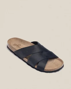 Sandalia Plana Macam 217 Negro