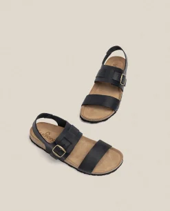 Sandalia Plana Macam 216 Negro