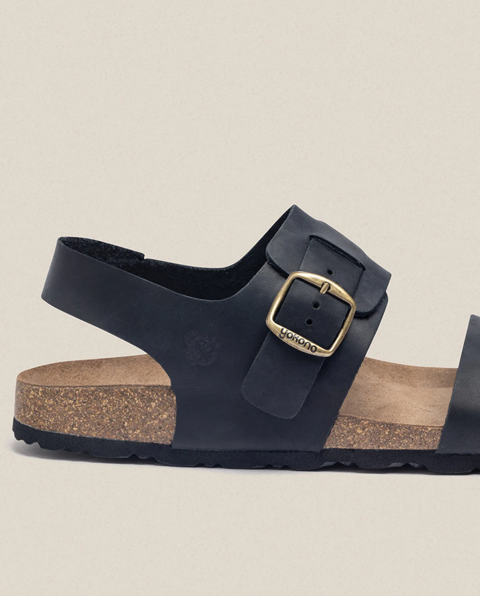 Sandalia Plana Macam 216 Negro