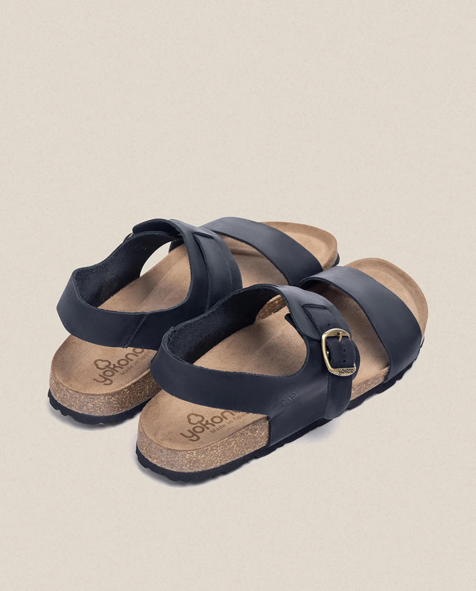 Sandalia Plana Macam 216 Negro