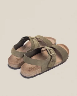 Sandalia Plana Macam 216 Verde