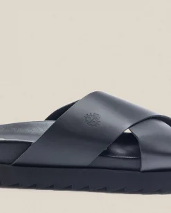 Sandalia Plana Man 003 Negro