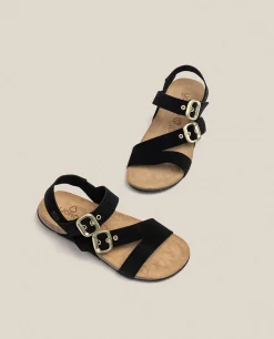 Sandalia Plana Manacor 023 Negro