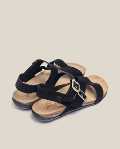 Sandalia Plana Manacor 023 Negro