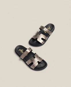Sandalia Plana Morena 125 Gris