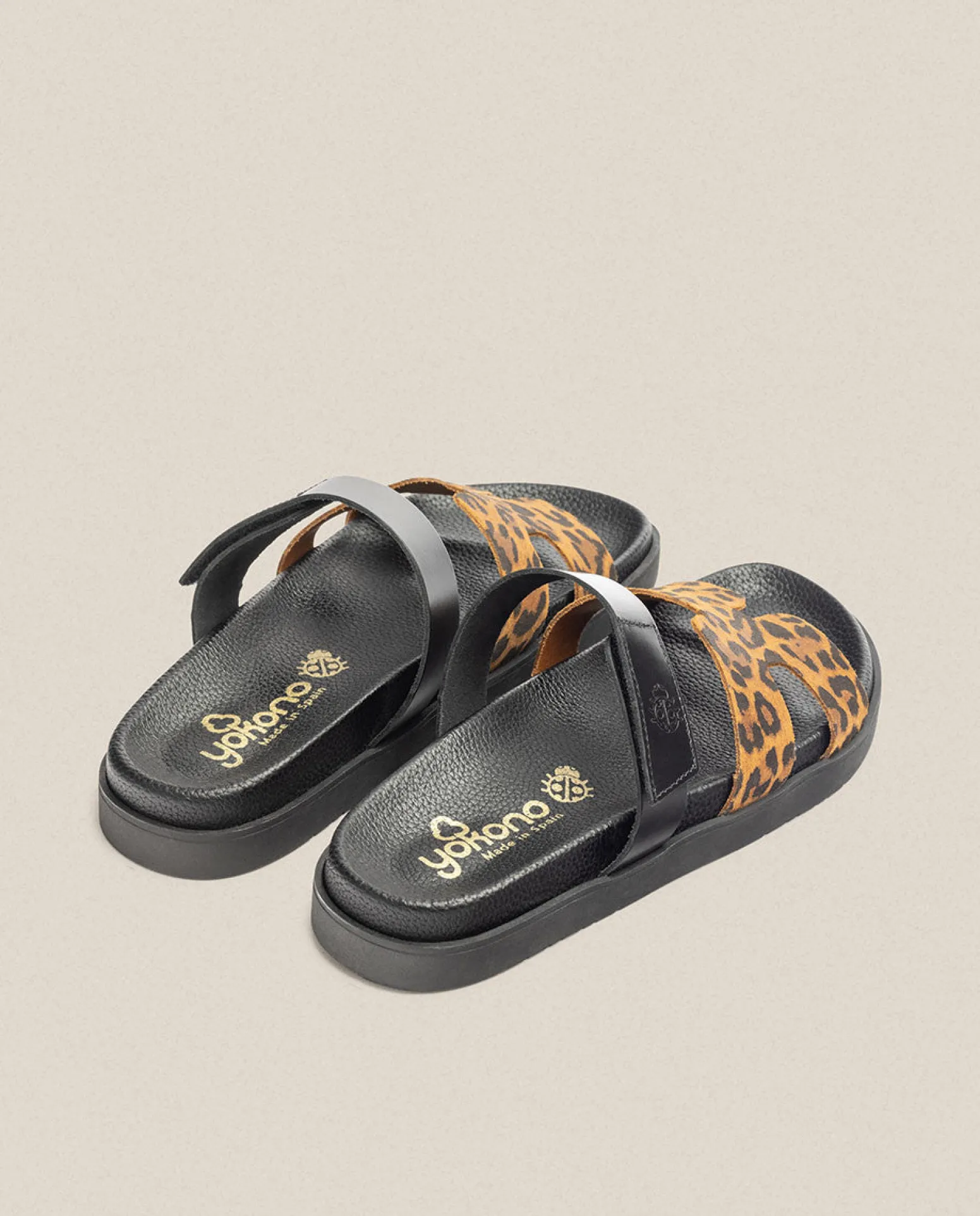 Sandalia Plana Morena 125 Leopardo