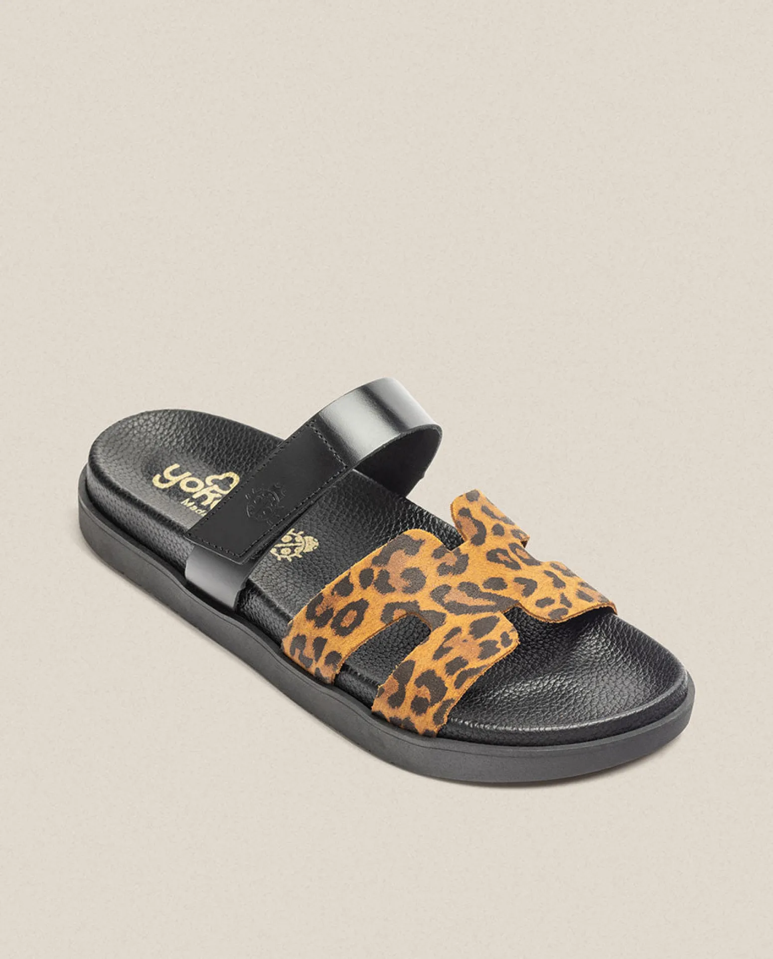 Sandalia Plana Morena 125 Leopardo