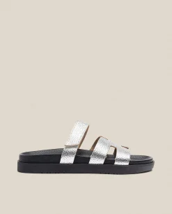 Sandalia Plana Morena 125 Plata