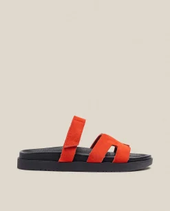 Sandalia Plana Morena 125 Rojo