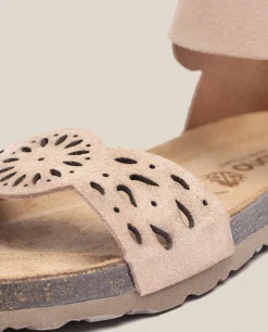 Sandalia Plana Villa 086 Beige