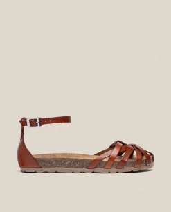 Sandalia Plana Villa 011 Marron