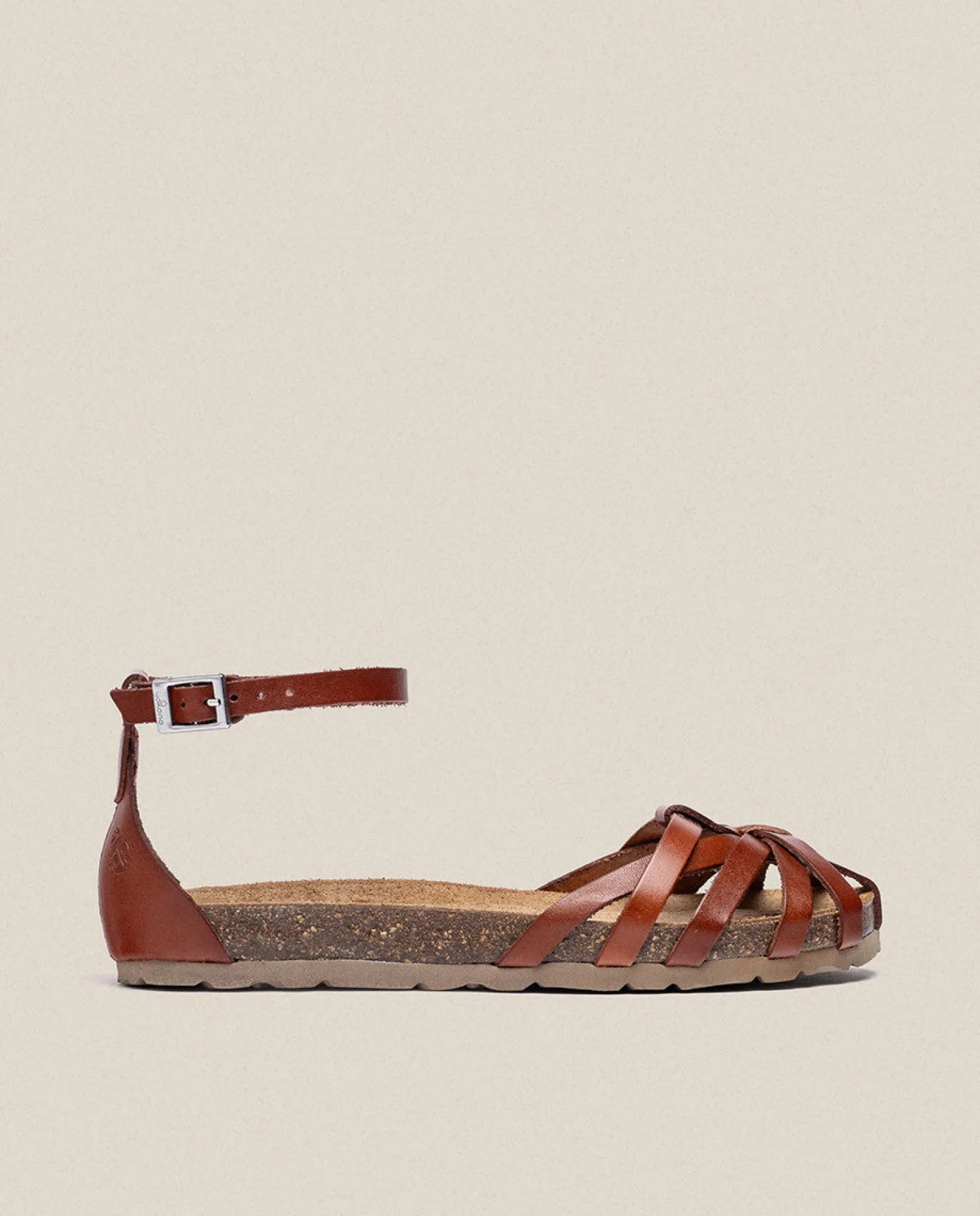 Sandalia Plana Villa 011 Marron