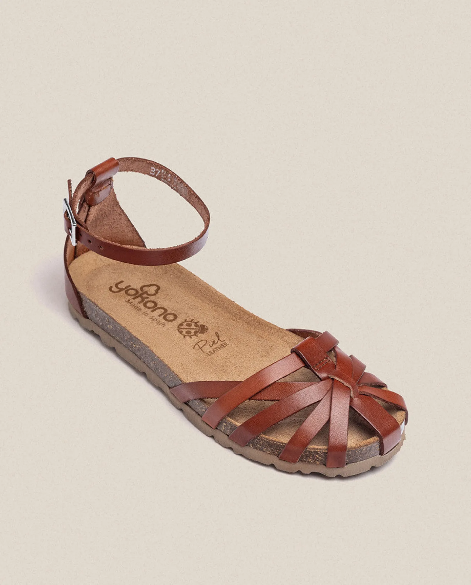 Sandalia Plana Villa 011 Marron