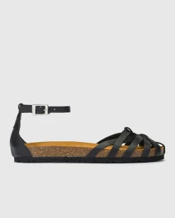Sandalia Plana Villa 011 Negro