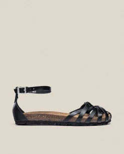 Sandalia Plana Villa 011 Negro