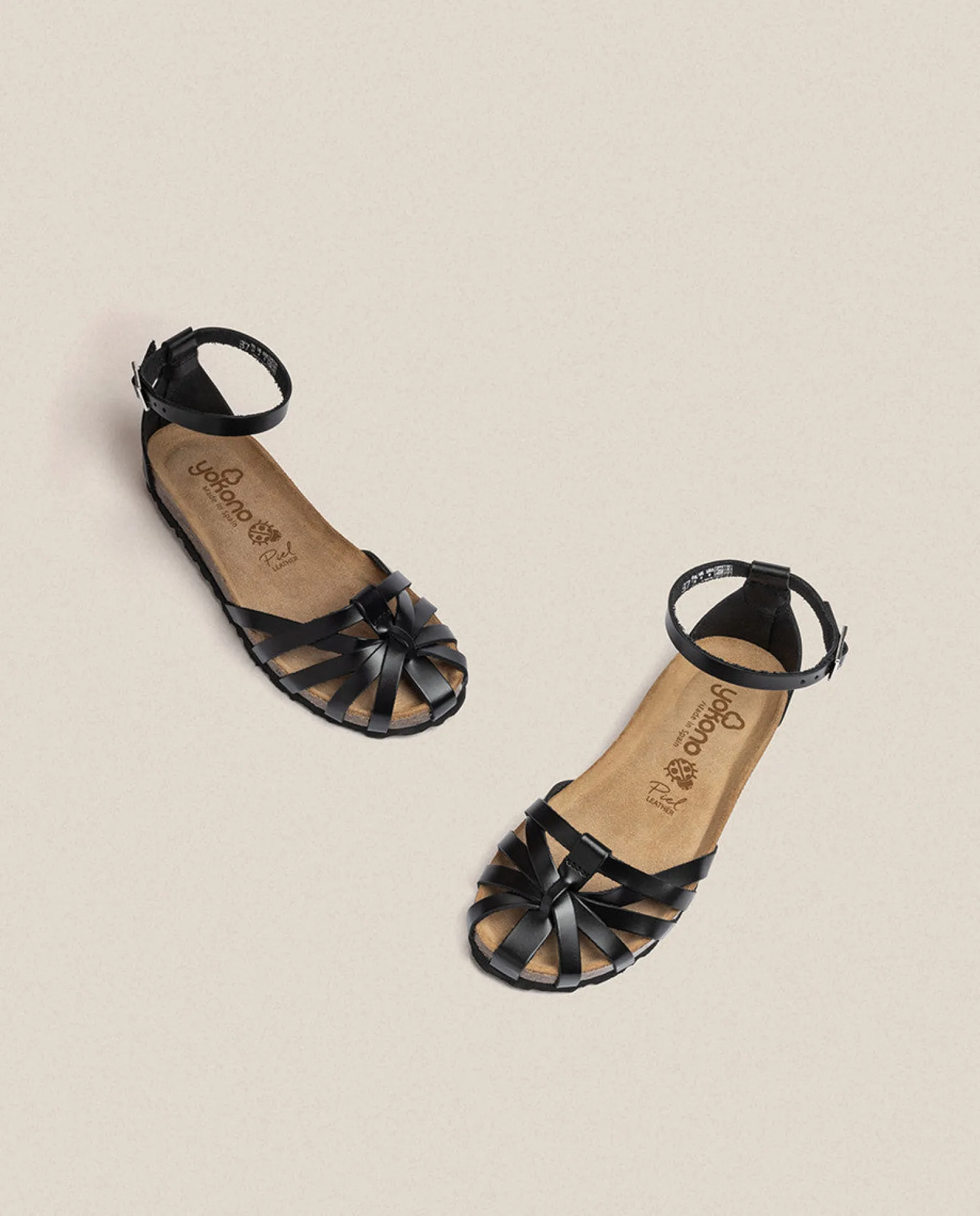 Sandalia Plana Villa 011 Negro