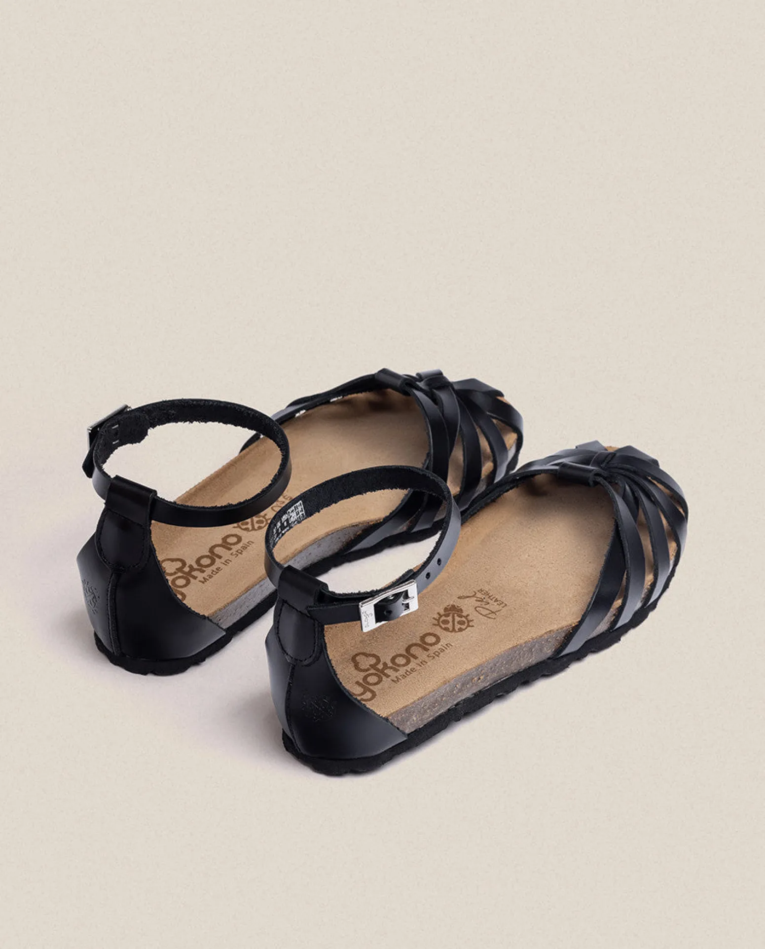 Sandalia Plana Villa 011 Negro