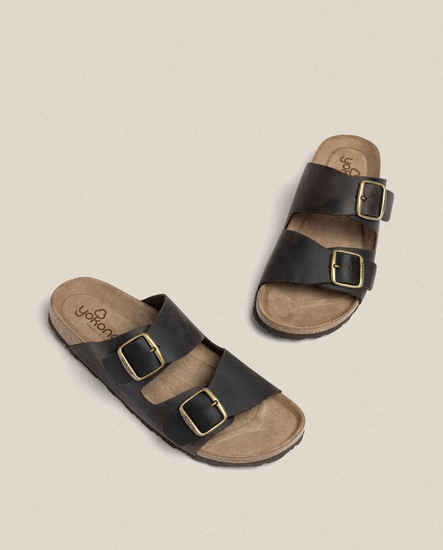 Sandalias Planas Macam 150 Marron