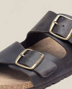 Sandalias Planas Macam 150 Marron