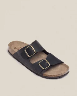 Sandalias Planas Macam 150 Marron