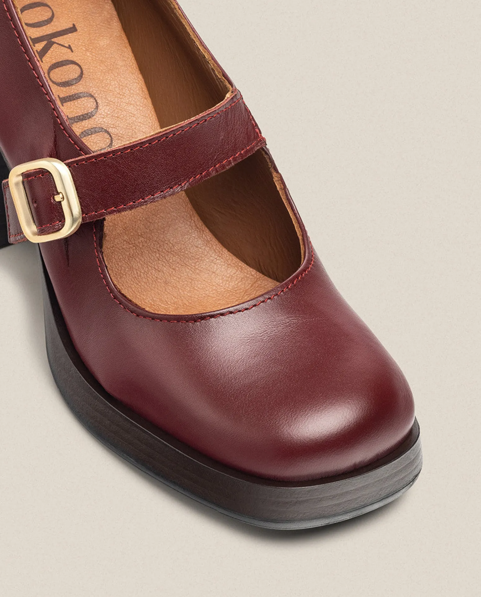 Zapato De Tacón KOLIN-010 Burdeos
