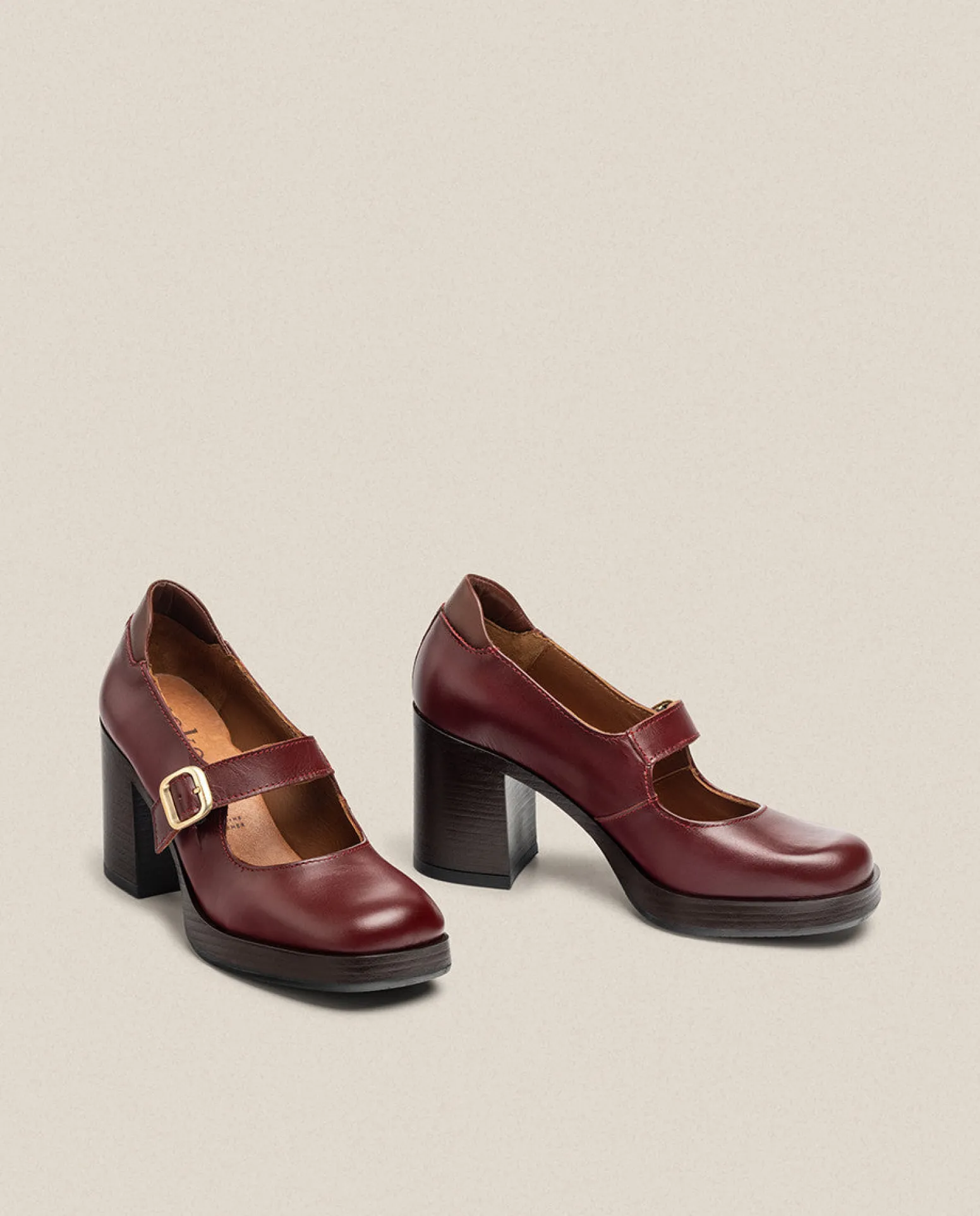 Zapato De Tacón KOLIN-010 Burdeos