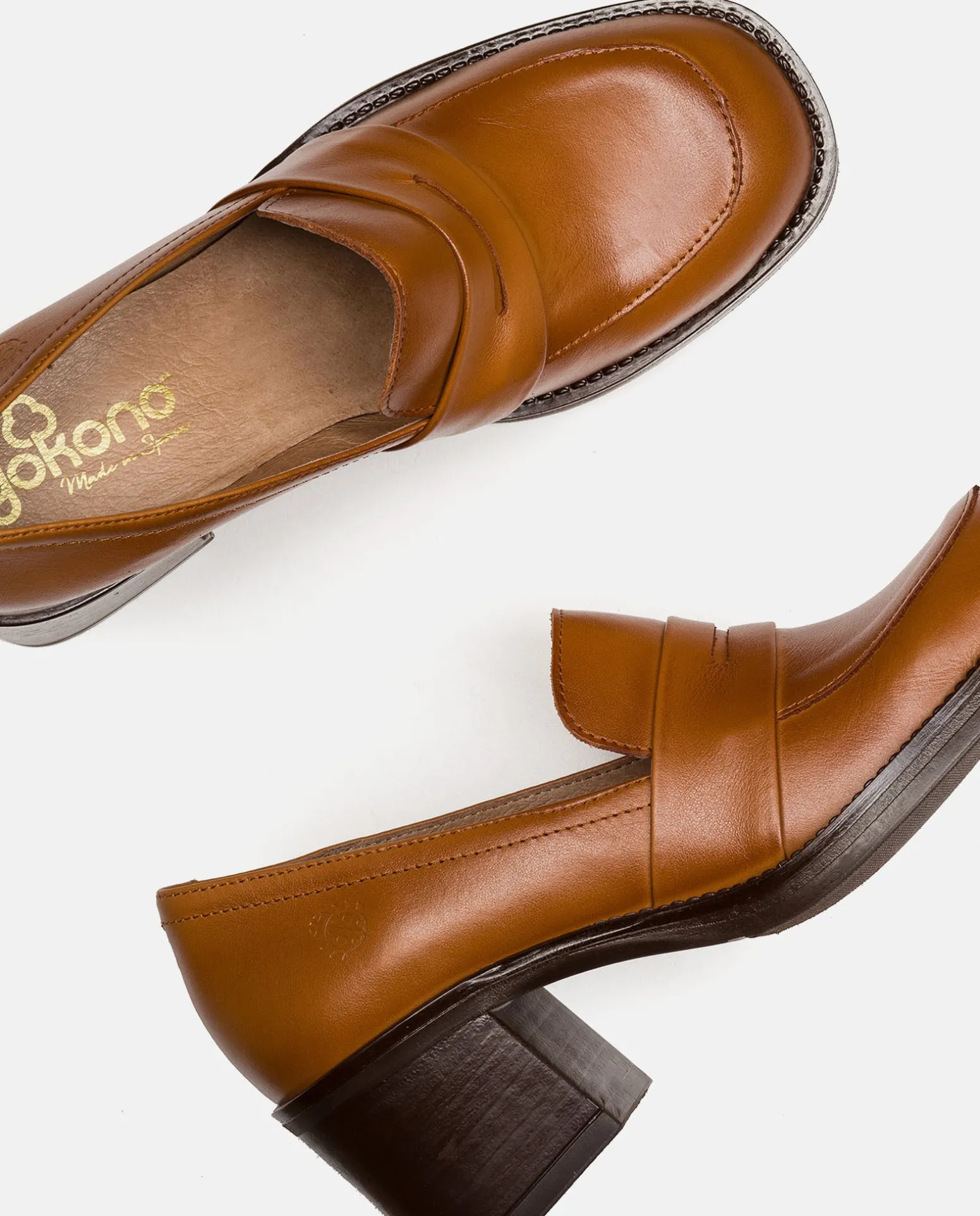 Zapato De Tacón Landas 001 Cuero