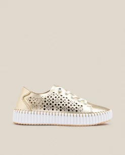 Zapato Plano Sintra 002 Dorado
